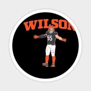 Logan Wilson Football Hero Pose Magnet